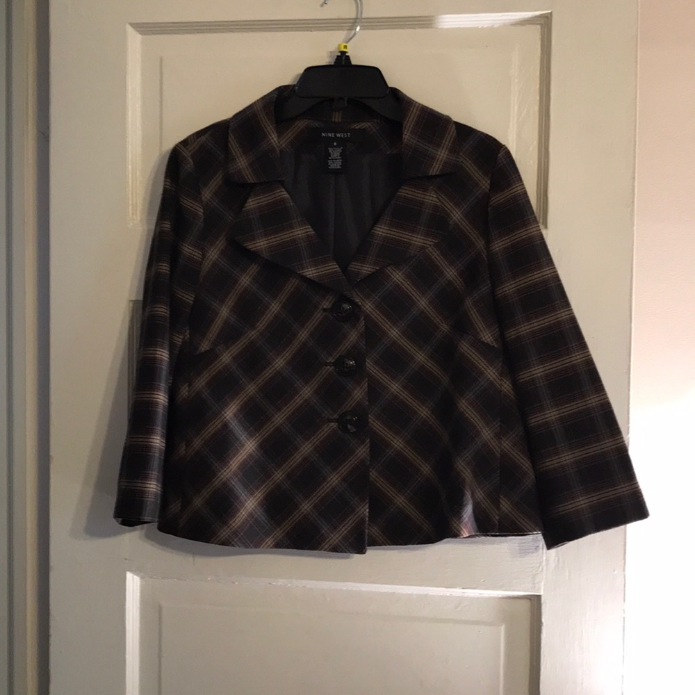 Plaid blazer